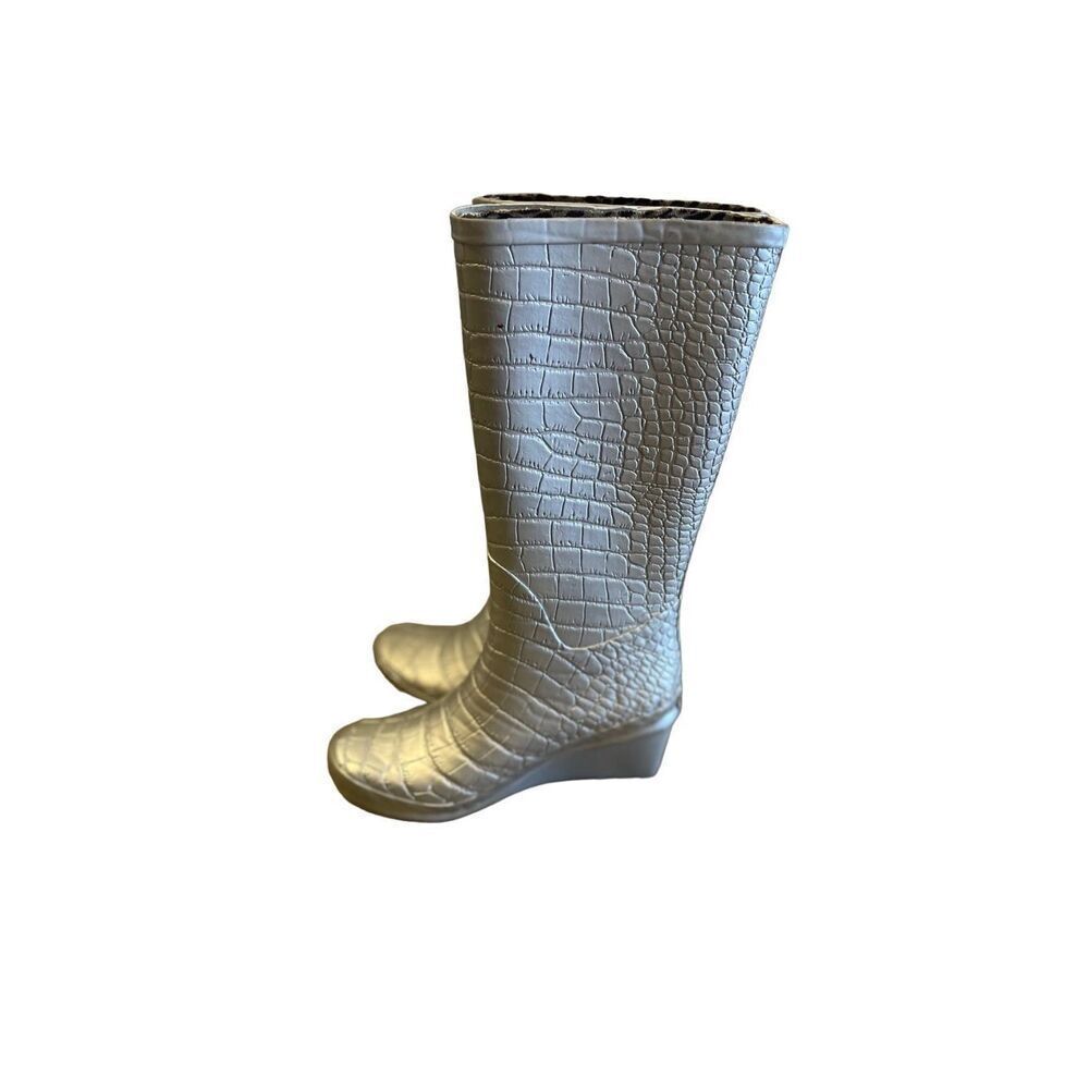 KHOMBU ANIMAL PRINT RUBBER RAIN BOOT